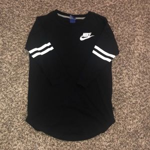 black just do it nike tee
